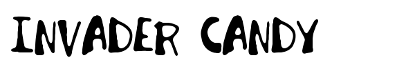 Invader Candy font preview
